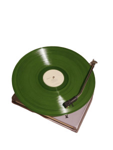 Green Vinyl Record V2 Vinyl Car Decal Sticker – Waterproof & UV-Resistant Green Vinyl Record V2 Vinyl Car Decal Sticker – Waterproof & UV-Resistant