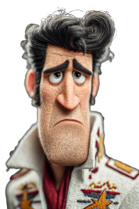 Pixar Elvis Portrait V2 Vinyl Car Decal Sticker – Waterproof & UV-Resistant Pixar Elvis Portrait V2 Vinyl Car Decal Sticker – Waterproof & UV-Resistant
