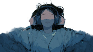 Sleeping Girl Headphones Vinyl Car Decal Sticker – Waterproof & UV-Resistant Sleeping Girl Headphones Vinyl Car Decal Sticker – Waterproof & UV-Resistant