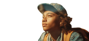 Boy In Cafe Vinyl Car Decal Sticker – Waterproof & UV-Resistant 