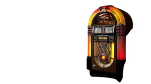 Cafe Jukebox Vinyl Car Decal Sticker – Waterproof & UV-Resistant 