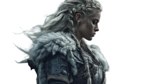 Viking Warrior Woman V17 Vinyl Car Decal Sticker – Waterproof & UV-Resistant Viking Warrior Woman V17 Vinyl Car Decal Sticker – Waterproof & UV-Resistant