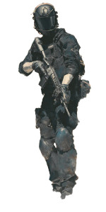 Tactical Soldier Vinyl Car Decal Sticker – Waterproof & UV-Resistant 