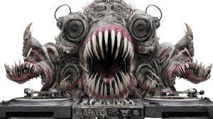 Grotesque Dj Creature V3 Vinyl Car Decal Sticker – Waterproof & UV-Resistant 