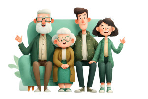 Happy Family Scene Vinyl Car Decal Sticker – Waterproof & UV-Resistant  Happy Family Scene Vinyl Car Decal Sticker – Waterproof & UV-Resistant