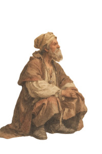 Beggar In Turban Vinyl Car Decal Sticker – Waterproof & UV-Resistant 