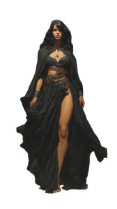 Goth Barbarian Woman V2 Vinyl Car Decal Sticker – Waterproof & UV-Resistant 