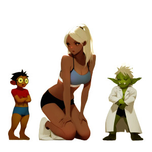 Goblin Examination Vinyl Car Decal Sticker – Waterproof & UV-Resistant 