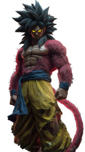 Primal Saiyan Warrior Vinyl Car Decal Sticker – Waterproof & UV-Resistant 