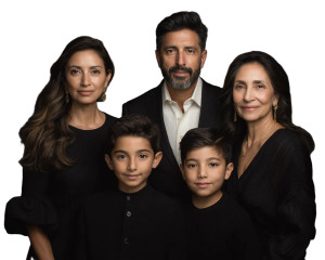 Elegant Family Portrait V3 Vinyl Car Decal Sticker – Waterproof & UV-Resistant 