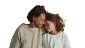 Parent Kissing Child Vinyl Car Decal Sticker – Waterproof & UV-Resistant 