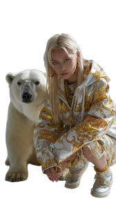 Versace Cosmic Campaign Vinyl Car Decal Sticker – Waterproof & UV-Resistant 