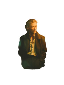 Contemplative Man Portrait V2 Vinyl Car Decal Sticker – Waterproof & UV-Resistant 