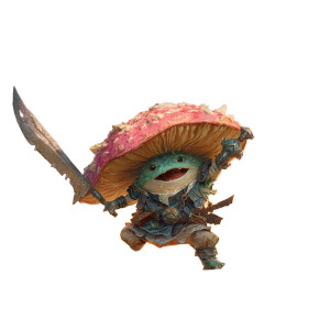 Mushroom Berserker Vinyl Car Decal Sticker – Waterproof & UV-Resistant 