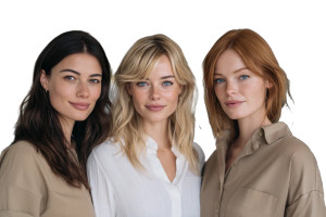 Office Portrait Trio Vinyl Car Decal Sticker – Waterproof & UV-Resistant 