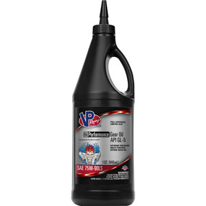 VP Racing SAE 75W-90 Full Synthetic Gear Oil | Premium Grade with Superior Shear Stability and Limited Slip Performance VP Racing SAE 75W-90 Full Synthetic Gear Oil | Premium Grade with Superior Shear Stability and Limited Slip Performance