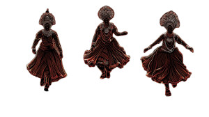Theyyams Walking Away Vinyl Car Decal Sticker – Waterproof & UV-Resistant 