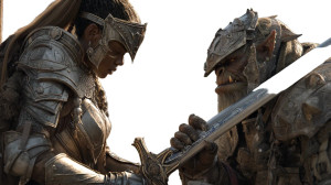 Paladin Vs Orc V2 Vinyl Car Decal Sticker – Waterproof & UV-Resistant  Paladin Vs Orc V2 Vinyl Car Decal Sticker – Waterproof & UV-Resistant