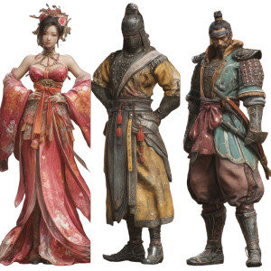 Historical Characters Ensemble Vinyl Car Decal Sticker – Waterproof & UV-Resistant Historical Characters Ensemble Vinyl Car Decal Sticker – Waterproof & UV-Resistant