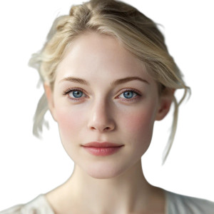 Serene Blonde Portrait V5 Vinyl Car Decal Sticker – Waterproof & UV-Resistant Serene Blonde Portrait V5 Vinyl Car Decal Sticker – Waterproof & UV-Resistant