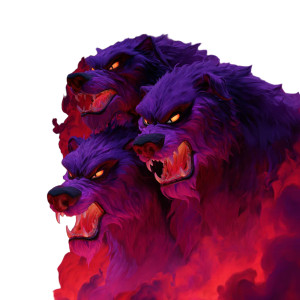 Mythical Cerberus Vinyl Car Decal Sticker – Waterproof & UV-Resistant 