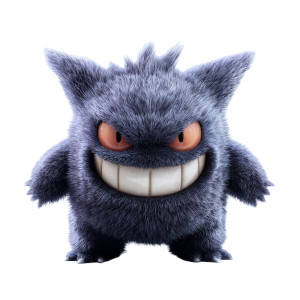 Gengar 3D Vinyl Car Decal Sticker – Waterproof & UV-Resistant 