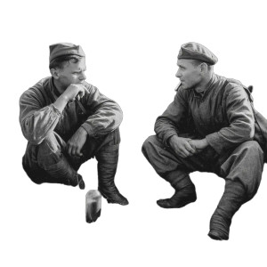 Soviet Soldiers Resting Vinyl Car Decal Sticker – Waterproof & UV-Resistant Soviet Soldiers Resting Vinyl Car Decal Sticker – Waterproof & UV-Resistant
