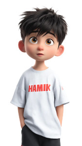 Singing Boy Hamik Vinyl Car Decal Sticker – Waterproof & UV-Resistant 