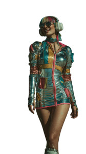 Rave Dancers Beach Vinyl Car Decal Sticker – Waterproof & UV-Resistant 