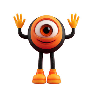 Friendly Cyclope Character Vinyl Car Decal Sticker – Waterproof & UV-Resistant Friendly Cyclope Character Vinyl Car Decal Sticker – Waterproof & UV-Resistant