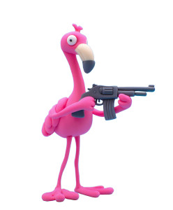Pink Flamingo Gun Vinyl Car Decal Sticker – Waterproof & UV-Resistant Pink Flamingo Gun Vinyl Car Decal Sticker – Waterproof & UV-Resistant