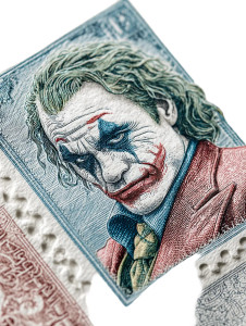 Magnificent Joker Stamp Vinyl Car Decal Sticker – Waterproof & UV-Resistant 