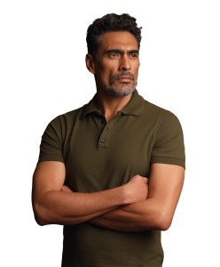 Man In Olive Green Vinyl Car Decal Sticker – Waterproof & UV-Resistant 