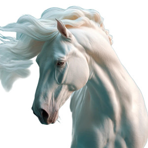 Majestic White Horse V9 Vinyl Car Decal Sticker – Waterproof & UV-Resistant Majestic White Horse V9 Vinyl Car Decal Sticker – Waterproof & UV-Resistant