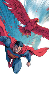 Superman And Hawk Vinyl Car Decal Sticker – Waterproof & UV-Resistant 