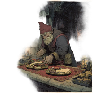 Dwarf Chef Adventurer Vinyl Car Decal Sticker – Waterproof & UV-Resistant 