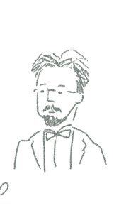 Chekhov Portrait Vinyl Car Decal Sticker – Waterproof & UV-Resistant 