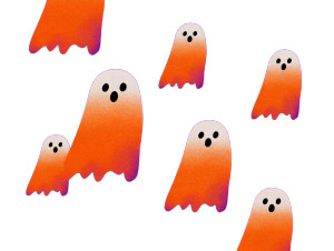 Iridescent Ghosts Vinyl Car Decal Sticker – Waterproof & UV-Resistant Iridescent Ghosts Vinyl Car Decal Sticker – Waterproof & UV-Resistant