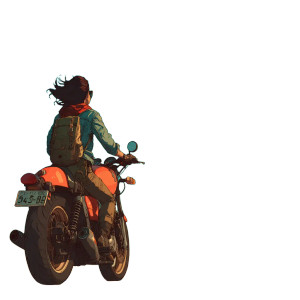 Girl On Motorcycle V3 Vinyl Car Decal Sticker – Waterproof & UV-Resistant Girl On Motorcycle V3 Vinyl Car Decal Sticker – Waterproof & UV-Resistant