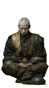 Monk In Chiaroscuro Vinyl Car Decal Sticker – Waterproof & UV-Resistant 