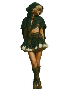 Fantasy Blonde Heroine V2 Vinyl Car Decal Sticker – Waterproof & UV-Resistant 