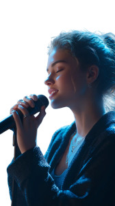 Female Singer Portrait Vinyl Car Decal Sticker – Waterproof & UV-Resistant Female Singer Portrait Vinyl Car Decal Sticker – Waterproof & UV-Resistant