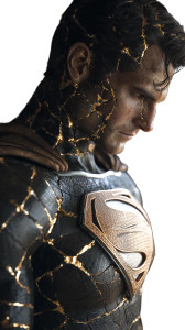 Golden Kintsugi Superman Vinyl Car Decal Sticker – Waterproof & UV-Resistant 