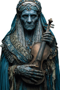 Ancient Storyteller Woman Vinyl Car Decal Sticker – Waterproof & UV-Resistant 