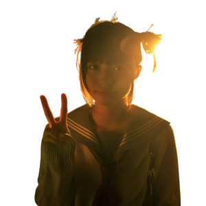 Japanese Girl Peace Vinyl Car Decal Sticker – Waterproof & UV-Resistant 