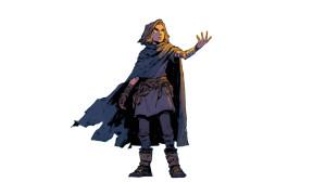 Young Witch Conjuring V2 Vinyl Car Decal Sticker – Waterproof & UV-Resistant 