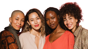 Diverse Women Portrait V3 Vinyl Car Decal Sticker – Waterproof & UV-Resistant 