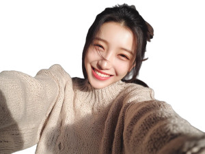 Happy Smiling Beauty Vinyl Car Decal Sticker – Waterproof & UV-Resistant 