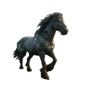 Ethereal Warhorse Vinyl Car Decal Sticker – Waterproof & UV-Resistant Ethereal Warhorse Vinyl Car Decal Sticker – Waterproof & UV-Resistant