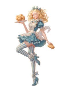 Alice In Wonderland V15 Vinyl Car Decal Sticker – Waterproof & UV-Resistant 